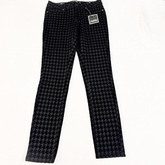 Nanette Lepore Jegging Houndstooth Patterned Denim Jeans Size 4 NWT - Picture 3 of 9